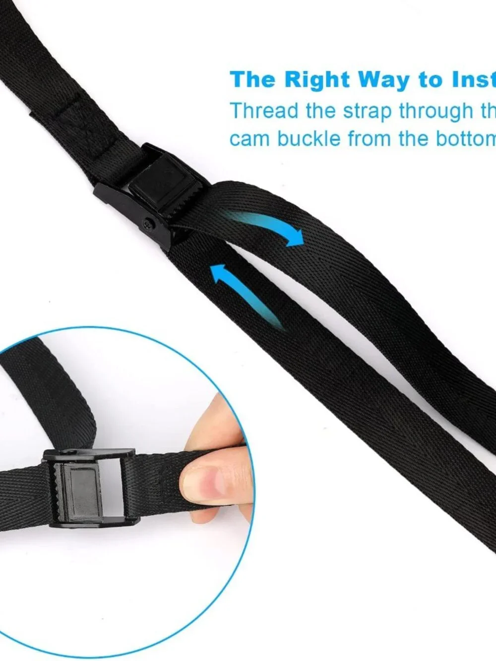 4 Pack Tie Down Strap,5ft x 1